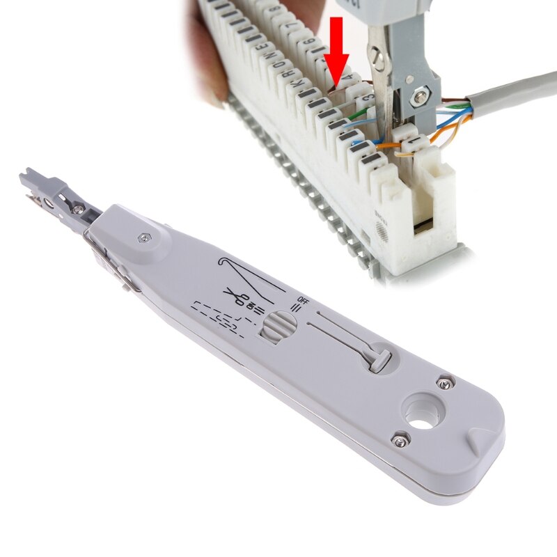 Ethernet netværk patch panel frontplade punch down værktøj  rj11 rj45 kat 5 med sensor  x6ha