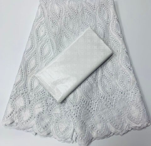 Africain Bazin Riche tissu guinée Bazin Brode dentelle tissu broderie suisse voile dentelle tissu 2.5 + 2.5 YA373