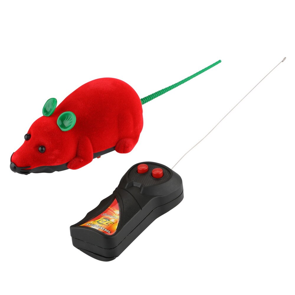 Mouse Toys Wireless RC Mice Cat Toys Remote Control False Mouse Novelty RC Cat Funny Playing Mouse Toys For Cats