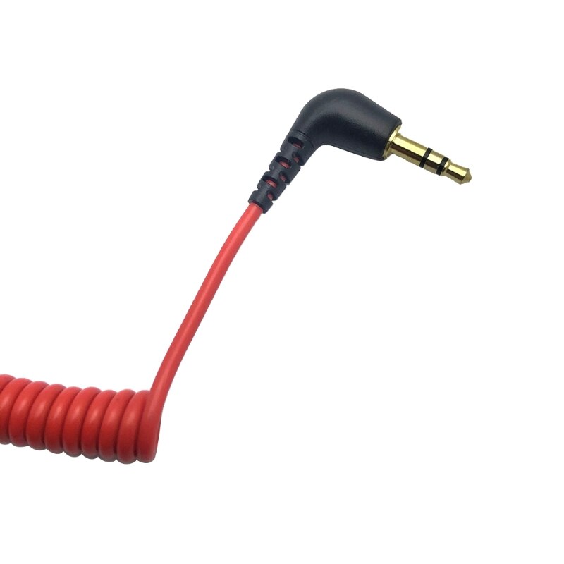 Cable adaptador de 3,5mm TRS a 3,5mm TRRS para RODE SC7 SC2 por micrófono de vídeo inalámbrico GO