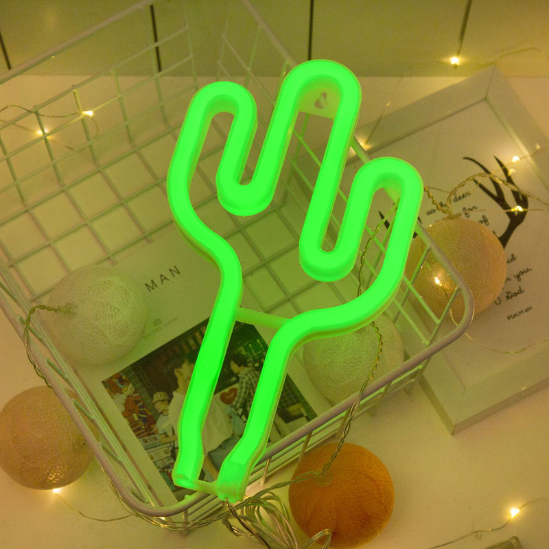Led neon lys skilt rør dekorationer julefest bryllup dekorationer væg børneværelse hjem gult wienerbrød display