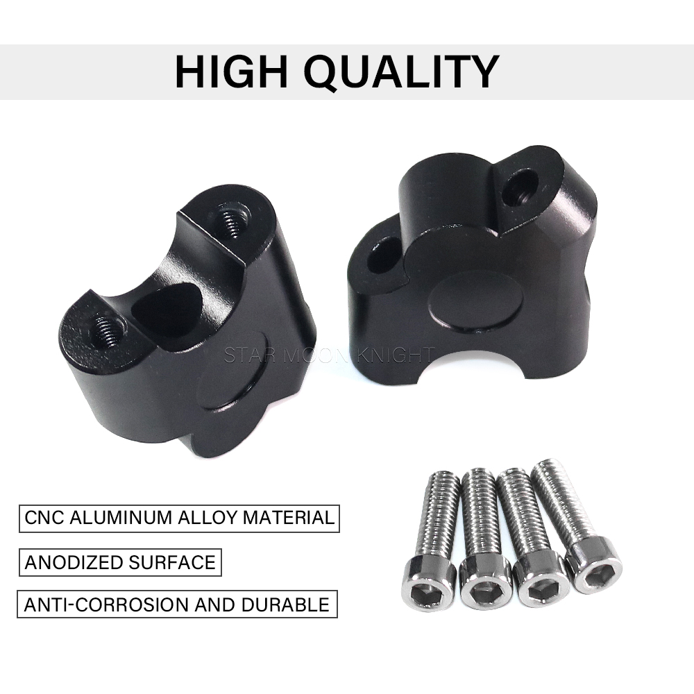 Elevador de 30MM para Suzuki V-STROM 650 V STROM 1000 DL650 DL1000 todo el año 22mm/7/8 "con adaptador de extensión de arrastre elevador de manillar compensado