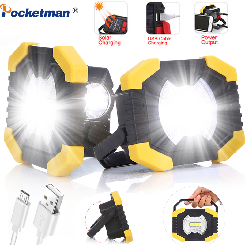 180w ledet bærbare spotlights 8000lm supersterke ledet arbeidslys usb oppladbare til utendørs camping lampe ledet lommelykt