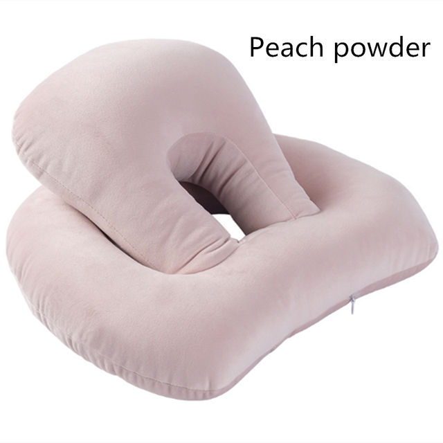 Oreiller de bureau multifonction pour dormir, voyage, Portable, innovant, corps, dos, pliable, protection du cou: Rouge