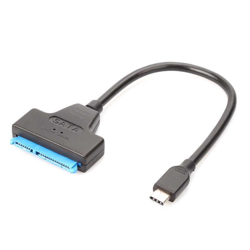 Sata till usb typ c adapter kabel omvandlare för laptop connect 2.5 " ssd hdd hårddisk 25cm