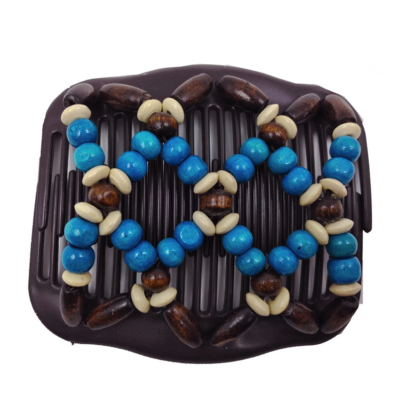 Peigne magique Vintage pour femmes, accessoires pour cheveux, perles élastiques, porte-chignon, pinces à cheveux, peigne à griffes, couvre-chef extensible, coiffure: 24