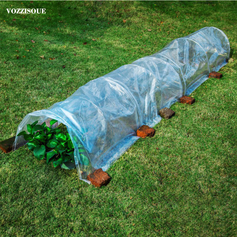 5M Mini Gewächshaus Kunststoff für Garten GewächshäNutzer Halten Warme Regal Gewächshaus Bausatz für PE Anlage Abdeckung mit Stahl Stehen fotocelda