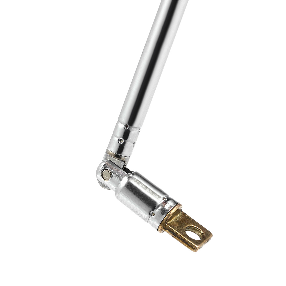 Teleskopisk fm radio antenne 4 sektioner forkromning kobber antenne 360 graders drejelig