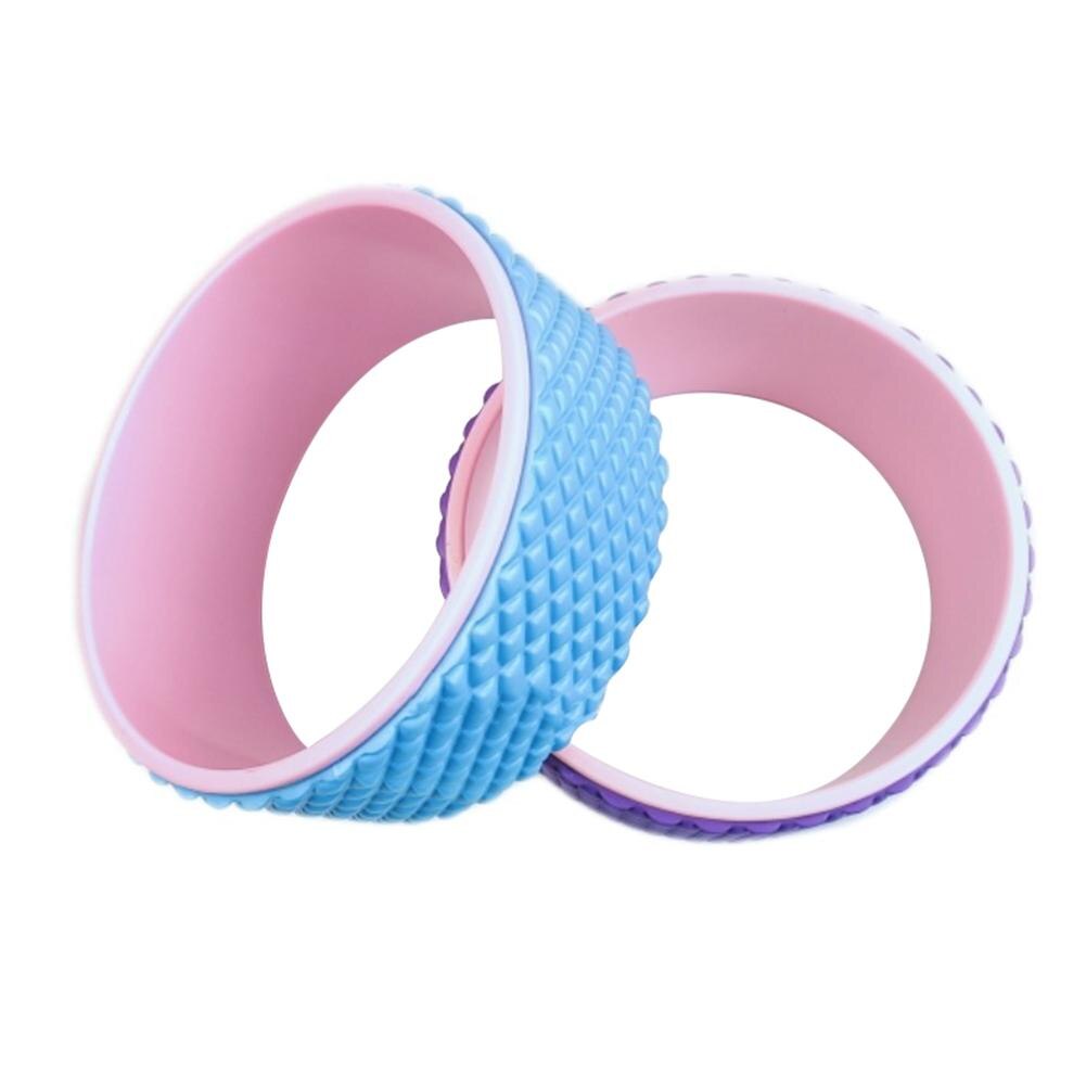 Yoga Wheel - Pilates Back Roller - 3D Massage Training Tool - Bodybuilding & Beginner Workout