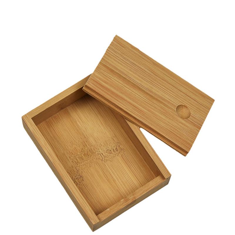 Bambus Kasten Kreative Schreibtisch-Organizer Holz Lagerung Kasten Poker fallen Kasten Kekse Lagerung Halfter Tisch Dekorationen