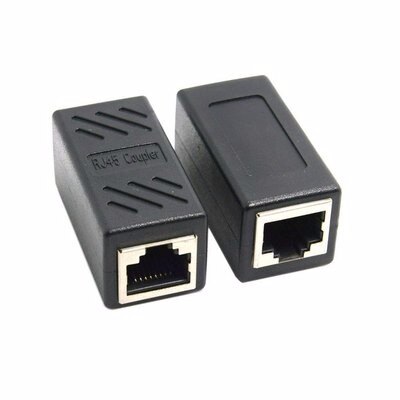 NEUE RJ45 Weibliche Zu Katze6 Netzwerk Ethernet LAN Verbinder Adapter Koppler Schwarz/Gelb/verrotten/Blau/Weiß