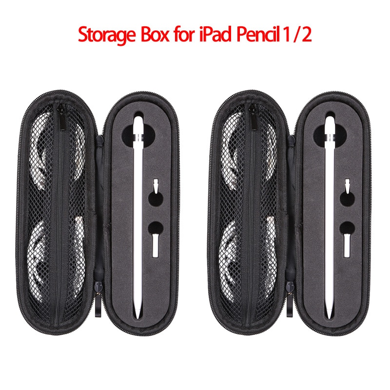 Multi Beschermhoes Box Voor Ipad Potlood 1/2 Opbergdoos Draagbare Hard Cover Voor Apple Potlood Case Cover Stylus Pen accessoires