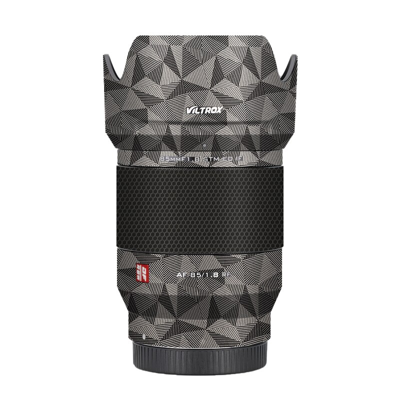 Viltrox AF85F1.8 RF naklejka na obiektyw Viltrox AF 85mm F1.8 RF mocowanie obiektywu skórka kalkomania Premium okłady obudowy ochronna folia: Nordic Titanium