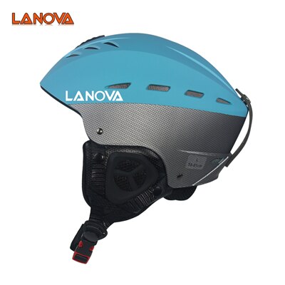 LANOVA ski helm EN-1077 standaard volwassen mannen en vrouwen maat 55-61 CM: blue / 55t o 58cm