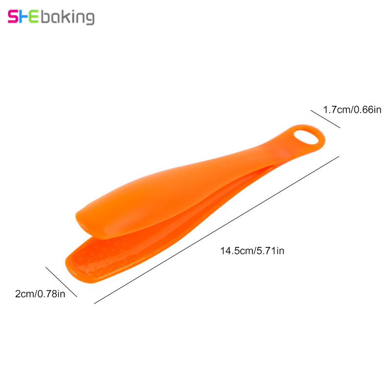 Shebaking 2 stk/set Plastic Voedseltangen Clips Non-stick BBQ Buffet Clip Voedsel Taart Groente Fruit Salade Tong Keuken gereedschap Gadgets