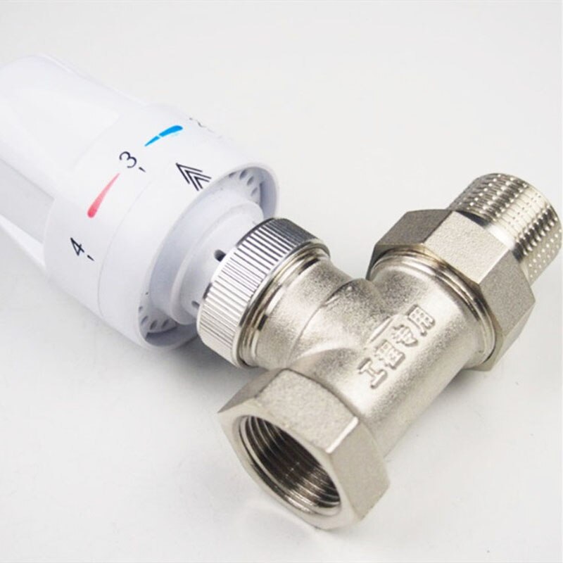 control valve aluminum-plastic angle valveThermostatic Radiator Valve Floor Heating Temperature Control Thermostat Valve