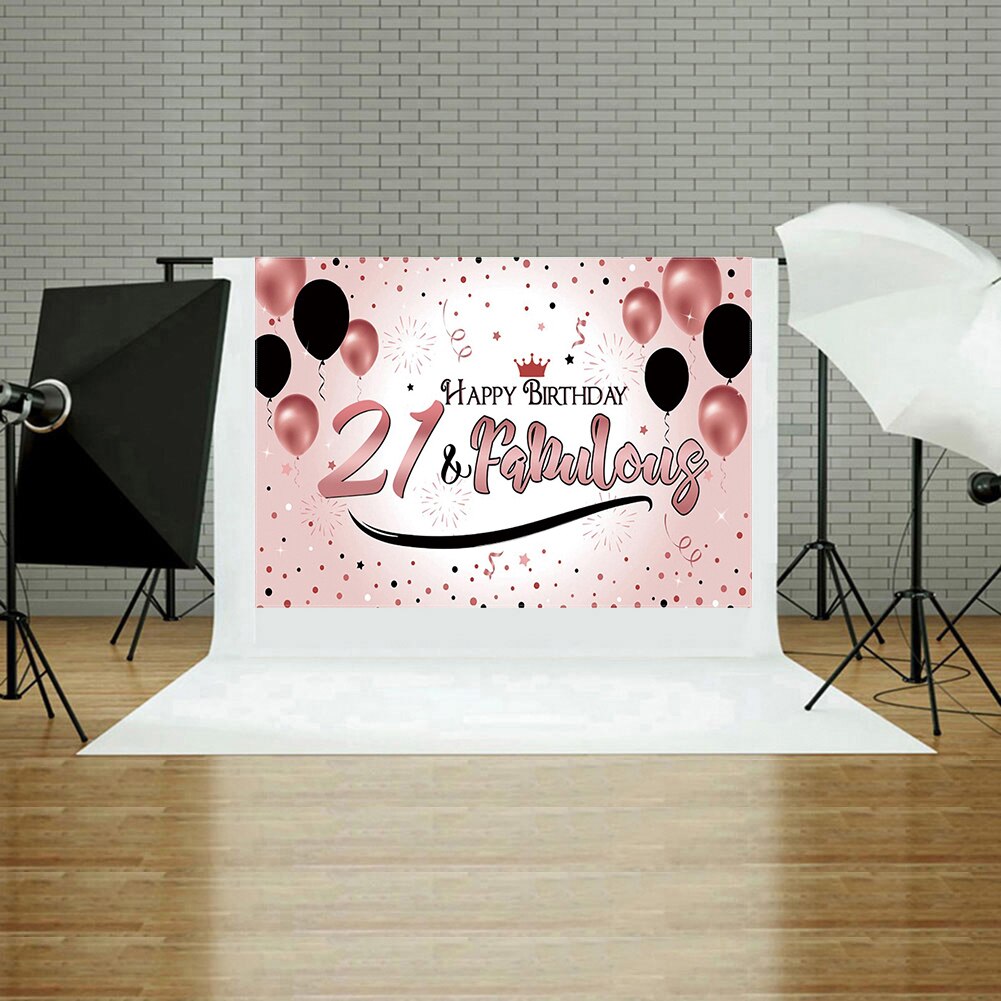 Happy Birthday Background Wall Decorative Backdrops Festival Studio Cloth Home Studio Party Backdrop Photography