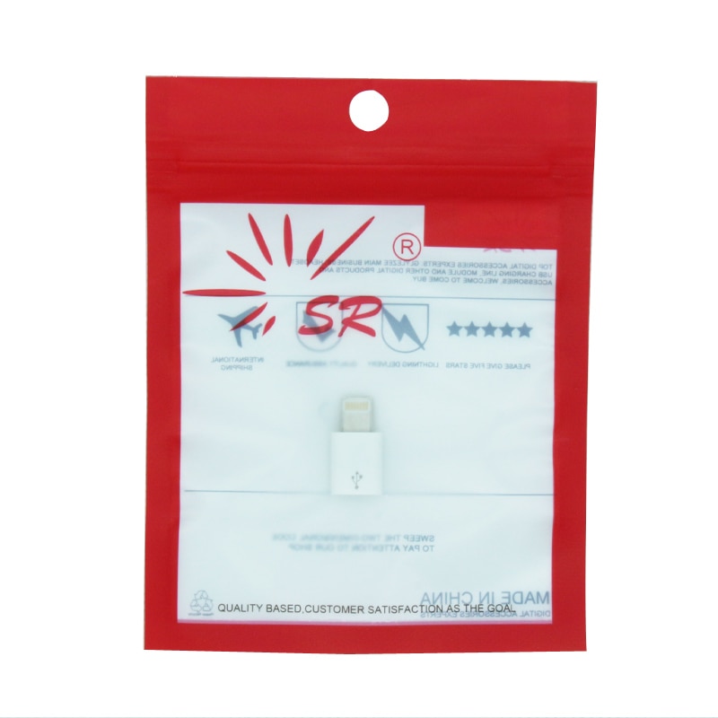 SR Micro USB Beleuchtung Adapter Weiblichen zu Männlichen Konverter Stecker Unterstützung IOS System Lade Sync Daten für Apple für iPhone