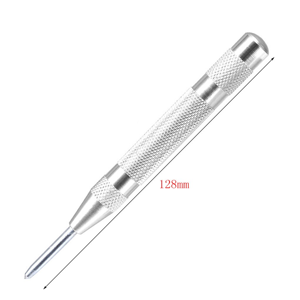 Punzón de centro automático, herramientas de carpintería, marcador de abolladura ajustable, herramienta de perforación de carpintería: 7