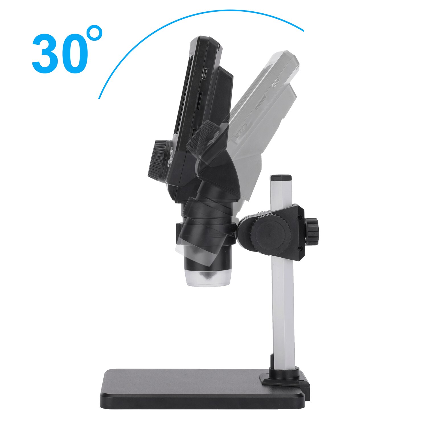 G1000 Digitale Elektronenmicroscoop 4.3 Inch Grote Basis Lcd-scherm 8MP 1-1000X Continue Versterking Vergrootglas