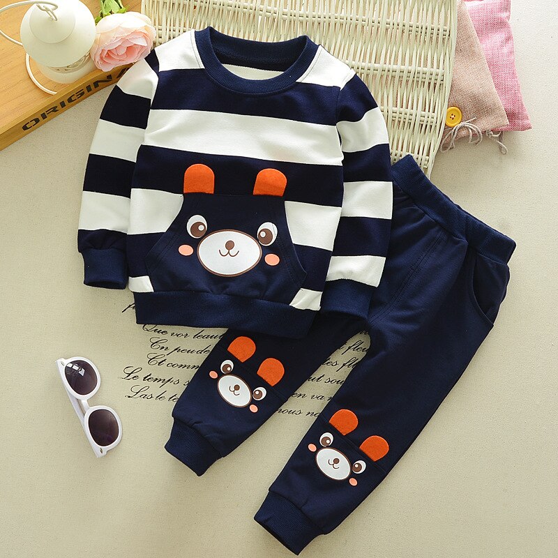 Costume pour enfants, ensembles de sport pour enfants, Style , vêtements de loisirs pour bébés garçons, costume 2 pièces, printemps et automne: E09 / 6M