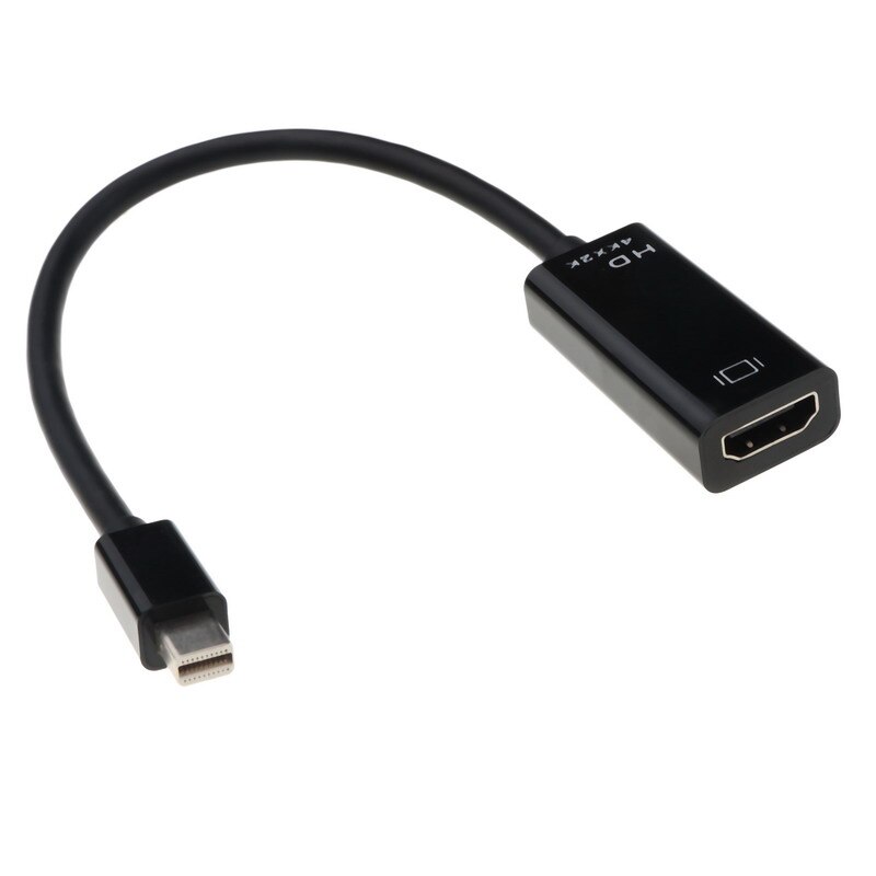 Mini DisplayPort to HDMI-compatible Adapter 4K Mini DP Cable Thunderbolt 2 Converter for MacBook Air Surface Pro 4 Thunderbolt