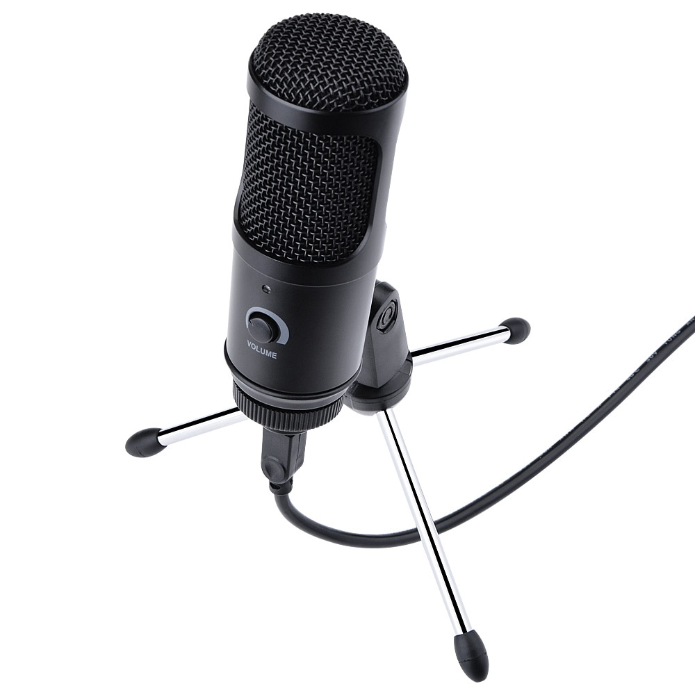 Opname Usb Condensator Microfoon Professionele Studio Microfoons Voor Pc Computer Laptop Stem Podcasting Voor Youtobe Mic Stand