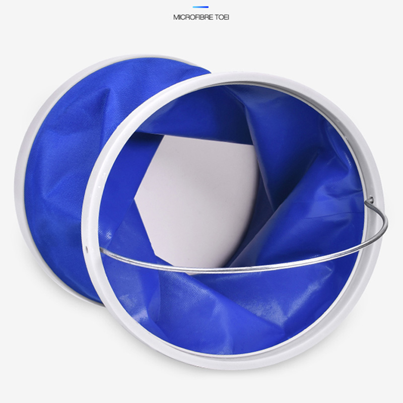 Outdoor Tourism Car Wash Bucket Folding Portable Fishing Water Household Camping Kitchen Collapsible Cleaning Handle Basin Tools