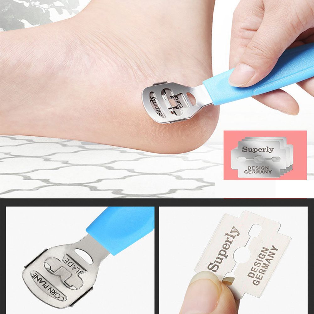 Juego de herramientas profesionales de pedicura, limas para los pies, removedor de callos para el cuidado de los pies, lima de uñas, removedor de piel dura, 8/10 piezas
