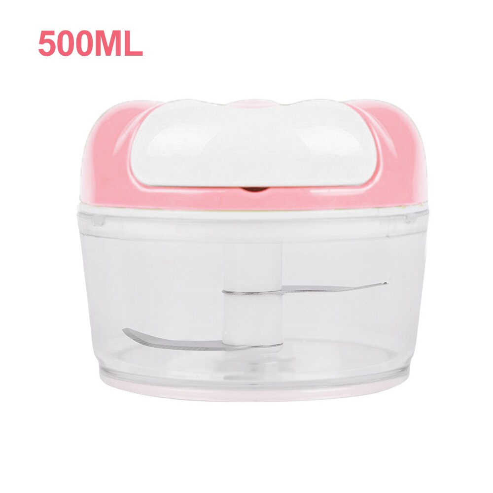 Multifunctional food shredder stainless steel manual garlic masher, meat grinder pounding garlic kitchen accessories gadgets: Light Yellow