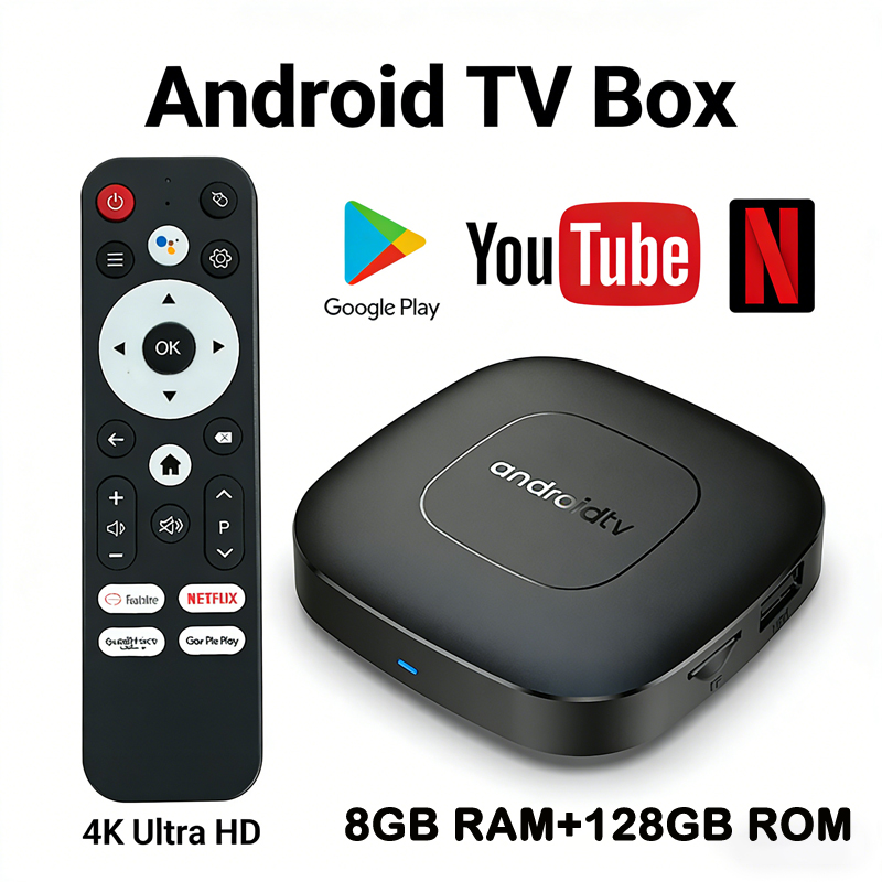 T1 Android 16 TV Box Smart Allwinner H313 con Google Assistant, Netflix, Streaming, Bluetooth, Lettore Multimediale, WiFi 2.4GHz e 5GHz, Set-Top Box