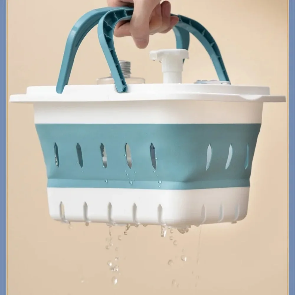 Opvouwbare wasmand Ellips Ovale badkuip - Draagbare waskuip Ruimtebesparende wascontainers Home Organizer Basket