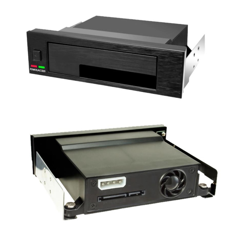 Hdd Opbergdoos Interne Enkele Bay Tray-Minder Mobiele Rack Behuizing Led Indicator -Swap Voor 2.5 3.5 inch Sata