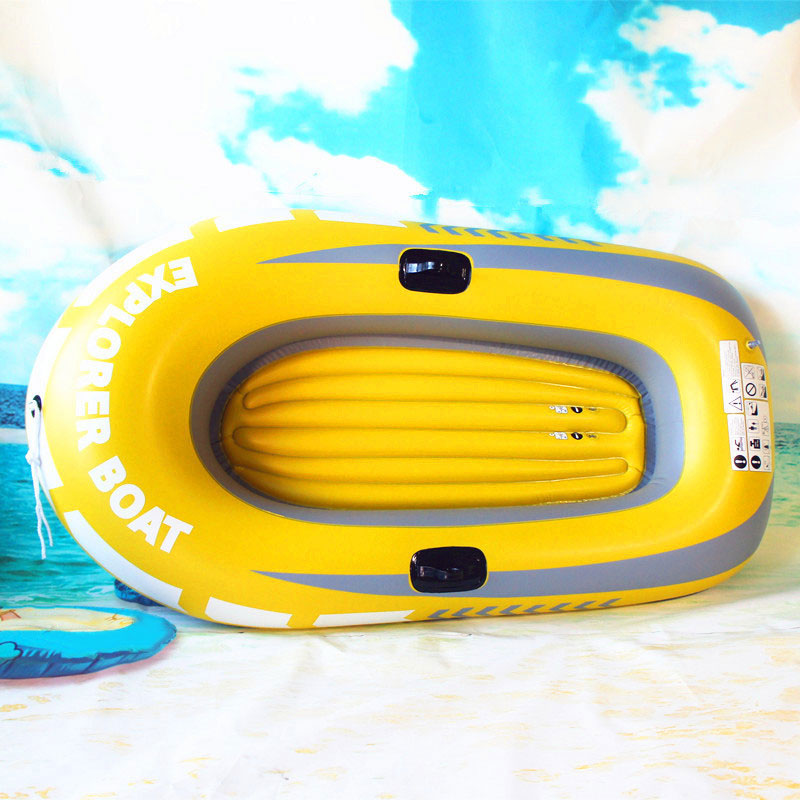 1/2 person pvc oppblåsbar robåt kajakk tykkere kano roluftbåt for drifting dykking fiske strand svømmebasseng drift o
