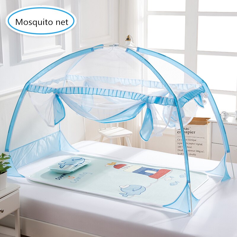 Mosquitera para niños, cunas bonitas, Red de Cama, Yurts mongulares, soportes inferiores para tienda, dosel Infantil, decoración para habitación de bebé