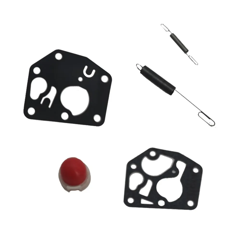 1 Set Spring+Gasket+Red Non-Porous Primer Bulb For Briggs Stratton 691859 692211 Garden Lawn Mower Accessories