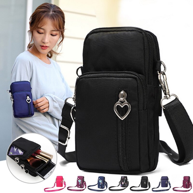 Vrouwen Handtassen Mini Tas Mobiele Telefoon Tassen Vrouwelijke Eenvoudige Kleine Crossbody Tassen Casual Dames Flap Schoudertas Gilrs Cion Portemonnee