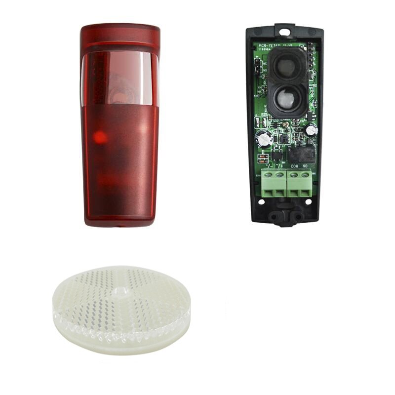 5m 7m10m range Automated Gate Safe reflective Infrared Detector Sensor Swing Sliding Garage Gate Door Safety Infrared Photocells