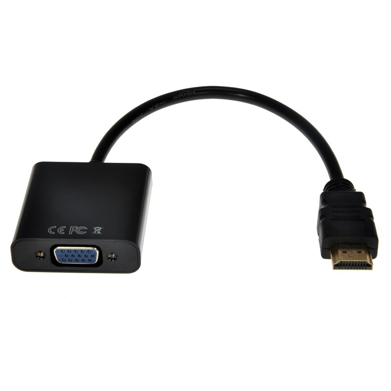 Kebidu 1080P HDMI naar VGA Adapter Micro HDMI Mini HDMI Male Adapter naar VGA Female Converter Voor Xbox 360 PS3 PS4: B