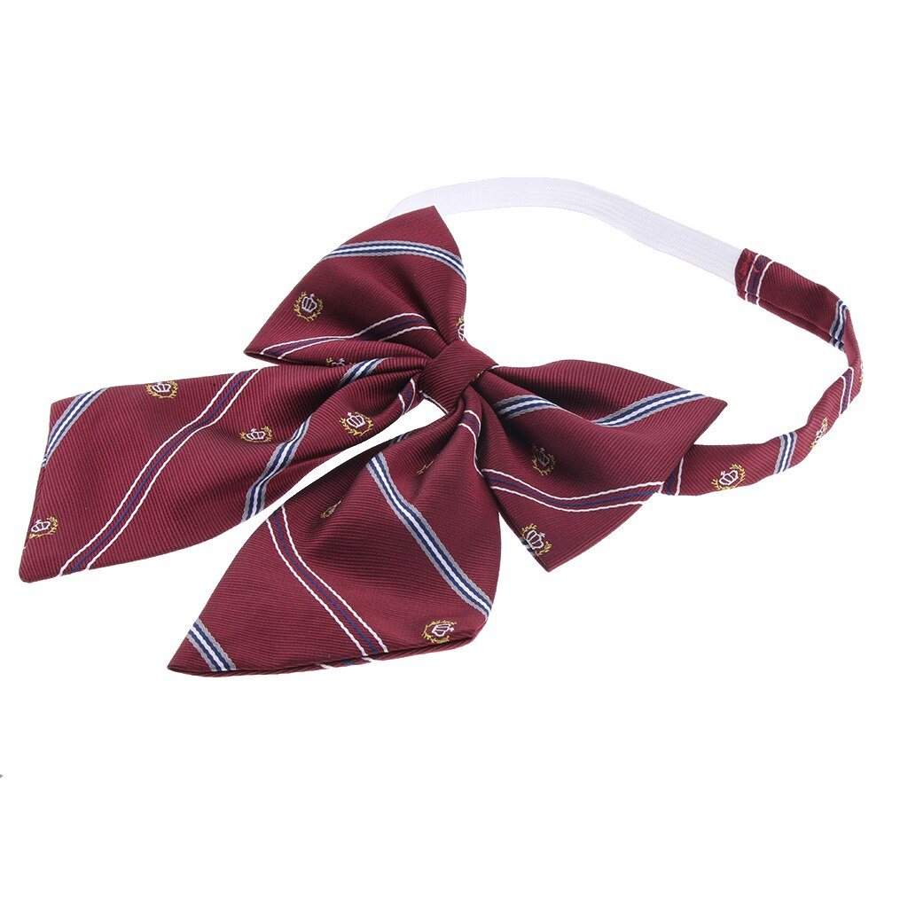 Vrouwen Lady Pre Satijnen Strikje Bruiloft Bowtie Stropdas Schooluniform