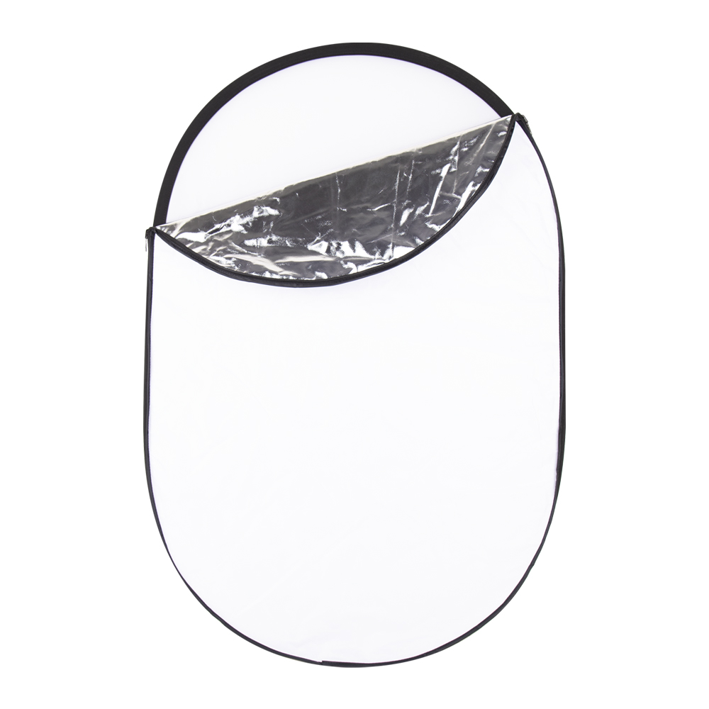 Yizhestudio 5 in 1 Reflector 24 ''x 35'' Fotografia Disffuer Goud Zilver Wit Zwart Doorschijnend draagbare licht reflector