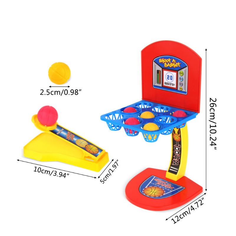 Mini Table Toys Desktop Shooting Basketball Hoop Parent-child Interactive Game For Children Kids