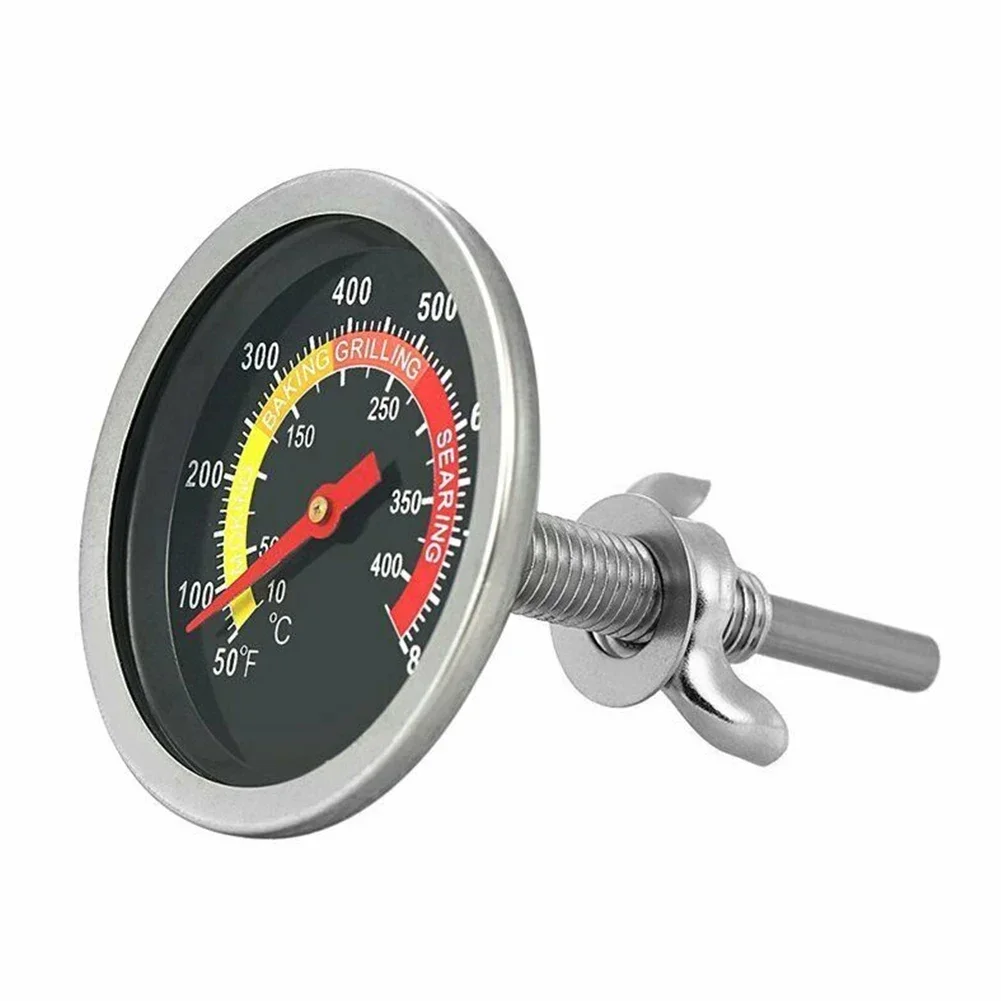 Grilltermometer ovntemperaturmåler 10 ~ 400 ℉~  /50 800 bbq-rygergrilltemperatur 6mm stænger 60 mm/2.36in grillværktøjstilbehør