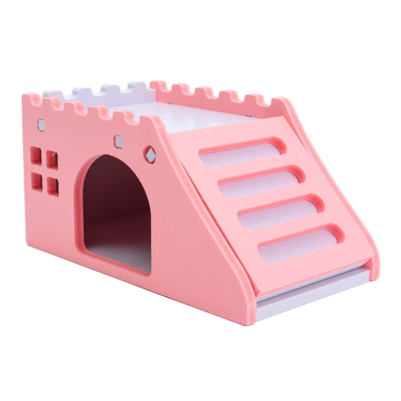 Hamster Climbing House Cute City Wall Shape Small ... – Vicedeal - Tiny Hamster Cages With Built-In Climbing Walls And Planters