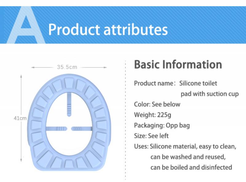 Housse de siège de toilette en Silicone housse de siège de toilette pour toutes les saisons