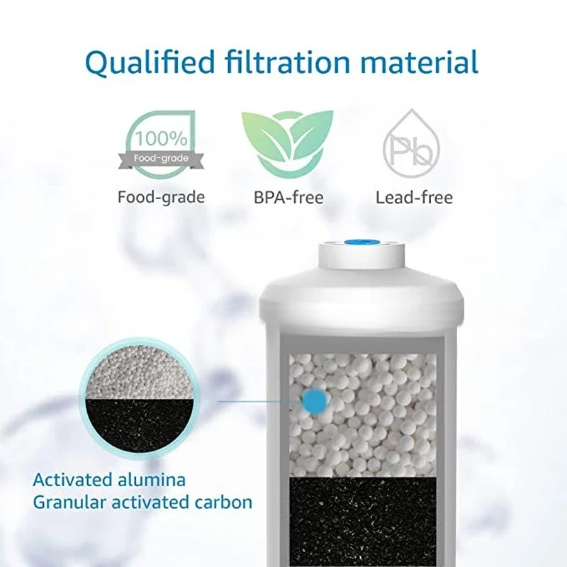 Vervanging 2 BB9-2 en 2 fluoride waterfilter PF-2, compatibel met het zwarte Berkey Gravity waterfiltersysteem