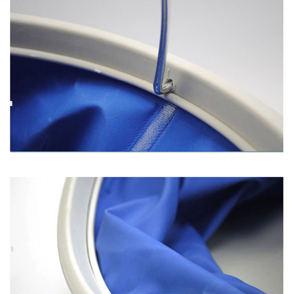 9L Folding Bucket Car Wash Bucket Outdoor Fishing Car Wash Telescopic Bucket Tool Protect The Car Paint