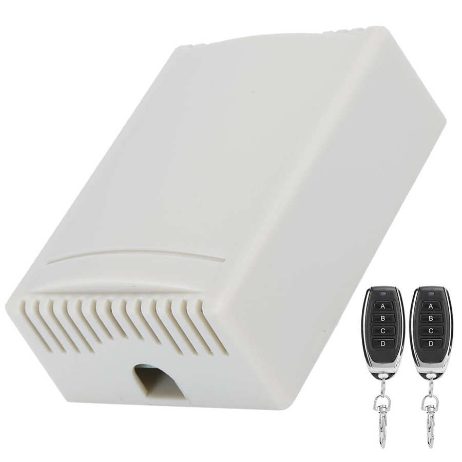12V 4 Way Wireless Controller Remote Control Switch Transmitter+Receiver for Barrier Gate Garage