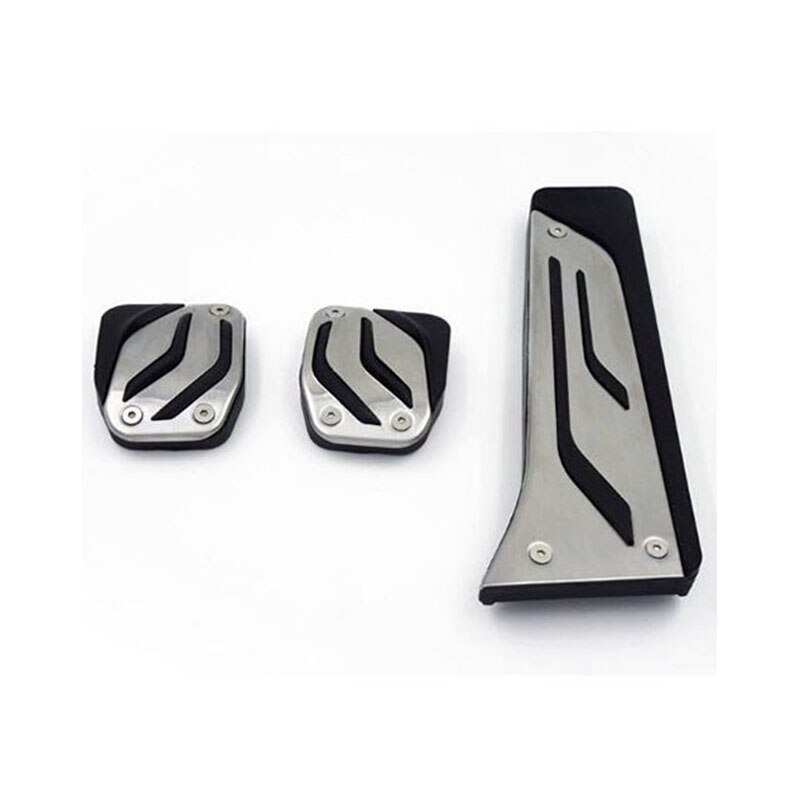 Capa de pedal para acelerador de carro, capa de embreagem e embreagem do freio a gás de combustível para bmw 1 3 série f20 f21 f30 f31 f34 gt 318 320i 335: MT3PCS