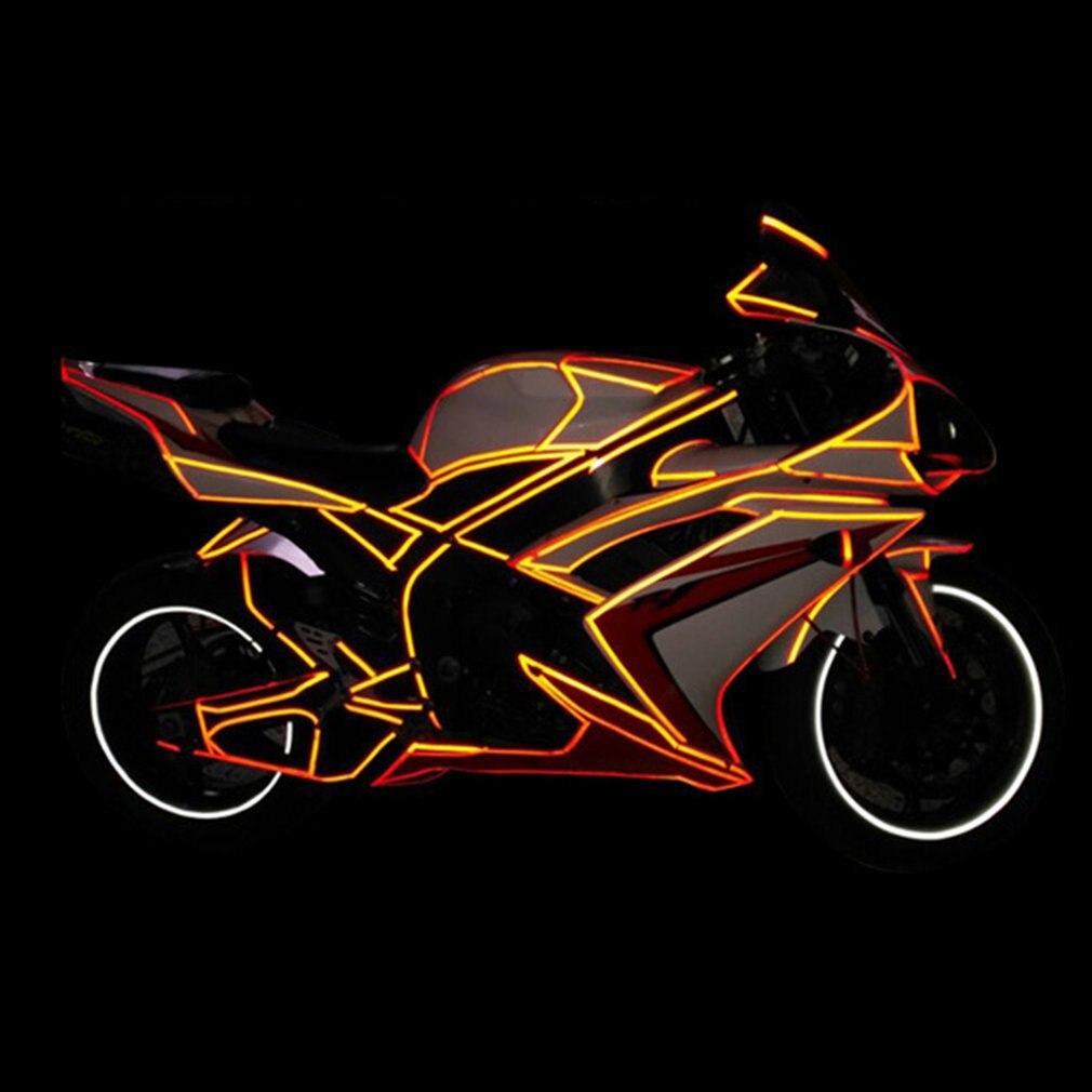 Bicycle Accessories Reflective Bicycle Stickers Adhesive Tape For Bike Safety Reflective Bike Stickers